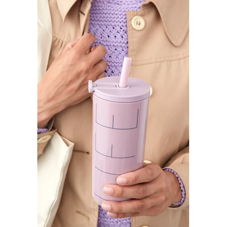Travel Straw Cup Lavendel/Life