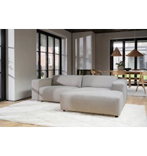 Willard Soffa 3-sits med Schäslong Höger Tyg Beige