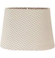 Omera Fløyel Rute Beige 23 cm