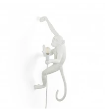 Monkey Lamp Hangend Rechts Wit