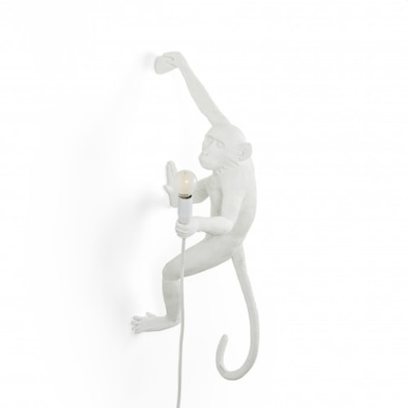 Monkey Lamp Hängande Höger Vit