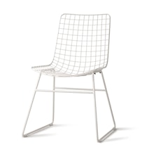 Stuhl Metall Weiß