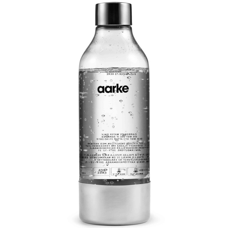 Kj p Aarke PET Water Bottle Polished Steel KitchenTime