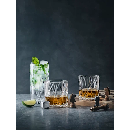 City Highballglas 37 cl 4-pack Klar