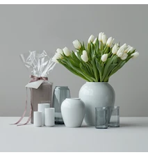 Vase Rhombe blanc 16,5 cm