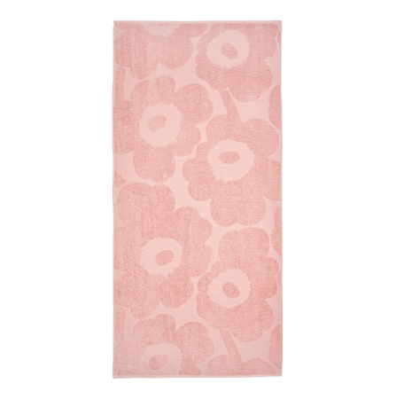 Marimekko Unikko Badhandduk 70×150 cm Bomull Rosa