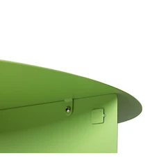 Bord Rundt Metall Fern green