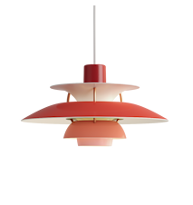PH 5 Mini Taklampe - Rød