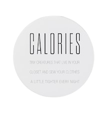 Klistermärke Calories