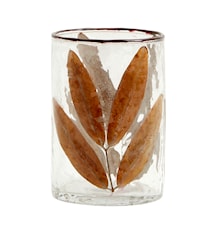 Leaves Vas/Ljuslykta Glas Small