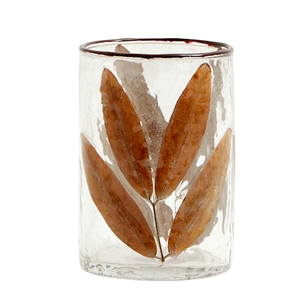 Nordal Leaves Vas/Ljuslykta Glas Small
