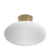 Bullo XL Plafond Ø38 cm Mässing/Opal