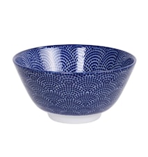 Nippon Blue Rice Bowl Dots 12 cm