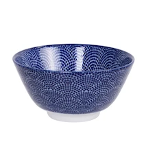 Nippon Blue Rice Bowl Dots 12 cm