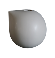Vas Nib H: 20 cm Grå