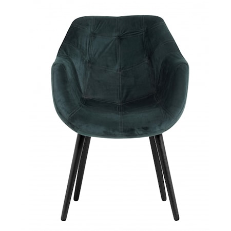 Lænestol Green velvet