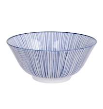 Nippon Blue Tayo Bowl Lines 15 cm