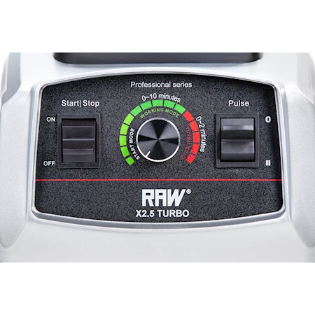 RAW X2.5 Turbo Blender Silver