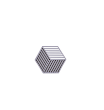 Hexagon Topfuntersetzer Schwarz