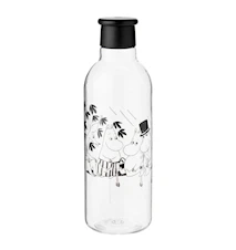 DRINK-IT vattenflaska 0,75 l. - black - Moomin