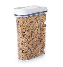 POP Vorratsbehälter Cerealien 4,2 l Weiß/Transparent