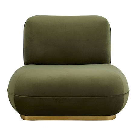 Nordal Iseo Lounge Chair Olive