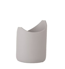 Jarrón porcelana gris 13,5 cm