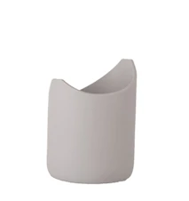 Vase Porcelain Grey 13.5 cm