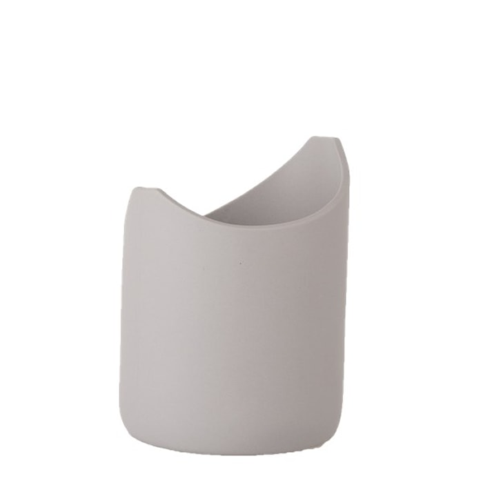 Vase Porcelain Grey 13.5 cm