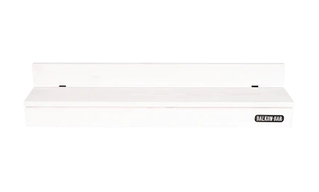 Balkongbar Mini Rektangulär Låg Furu Vit