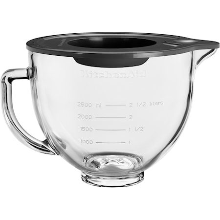 Artisan Glasskål til køkkenmaskine Klar m/silikonelåg 4,8 L KitchenAid 5KSM5GB