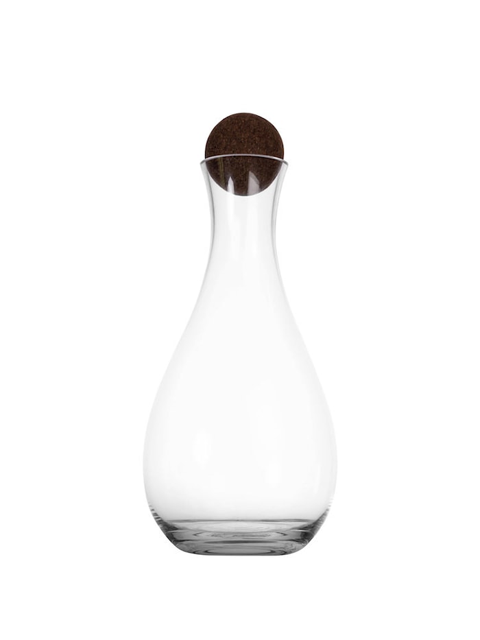 Nature Karaffel/Flaske 2 L glass med korkkule
