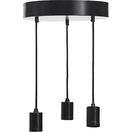 PR Home Skyn 3 ceiling light Round black 30cm