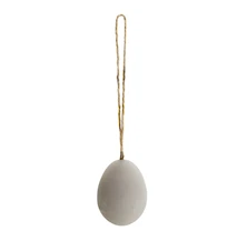 Decorative Egg Ø 4,5cm Light Grey