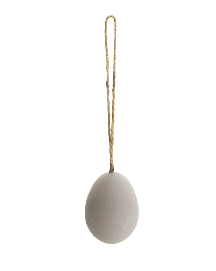 Decorative Egg Ø 4,5cm Light Grey