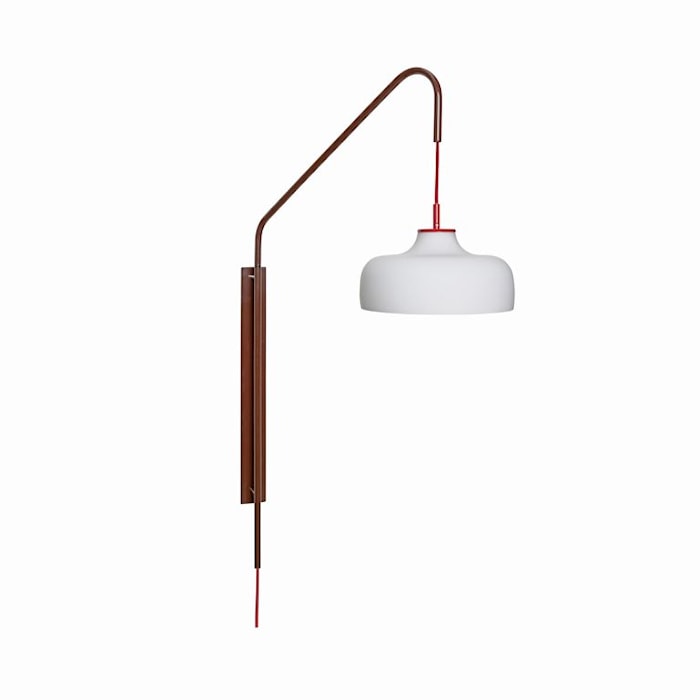 Current Vegglampe 111 cm Rød/Maroon