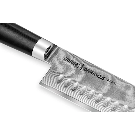 DAMASCUS Santoku knife 17 cm