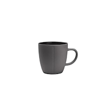 Mug stoneware 'I det enkla' dark grey