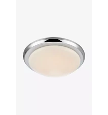 Rotor Plafond IP44 35 cm Krom/Vit