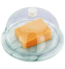 Glassbowl for cheese marble