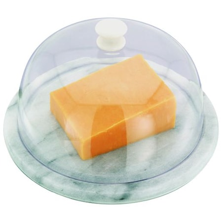 Glassbowl for cheese marble