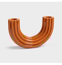 Churros Ljusstake 16,5 cm Brun