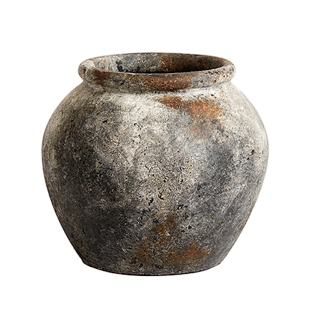 Bilde av Echo Jar Vase 25 cm Rust/Grå