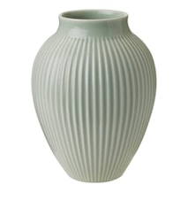Vase geriffelt Mintgrün 27 cm