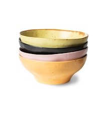 Bold & basic ceramics Skål Set om 4 Mixed