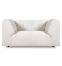 Vint couch: Element Loveseat Boucle Gräddvit