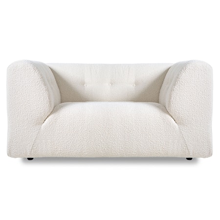 Vint couch: Element Loveseat Boucle Gräddvit