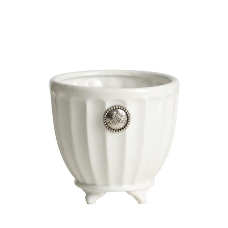 Lene Bjerre Blomsterpotte Notilde H13cm Hvit