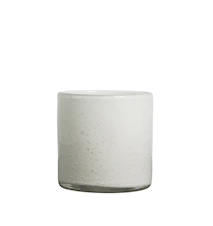 Vase/lanterne Calore blanc h : 15 cm