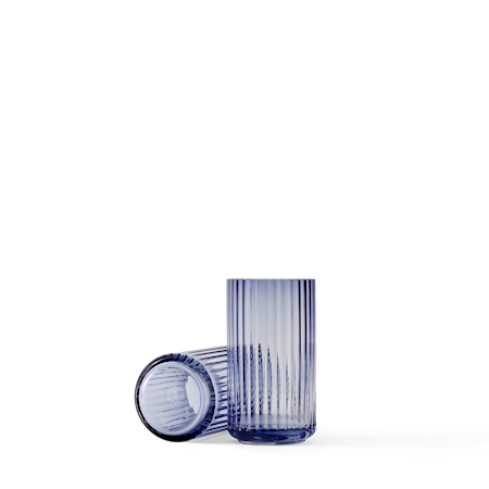 Lyngby Porcelæn Vas Glas Midninght Blue 15 cm